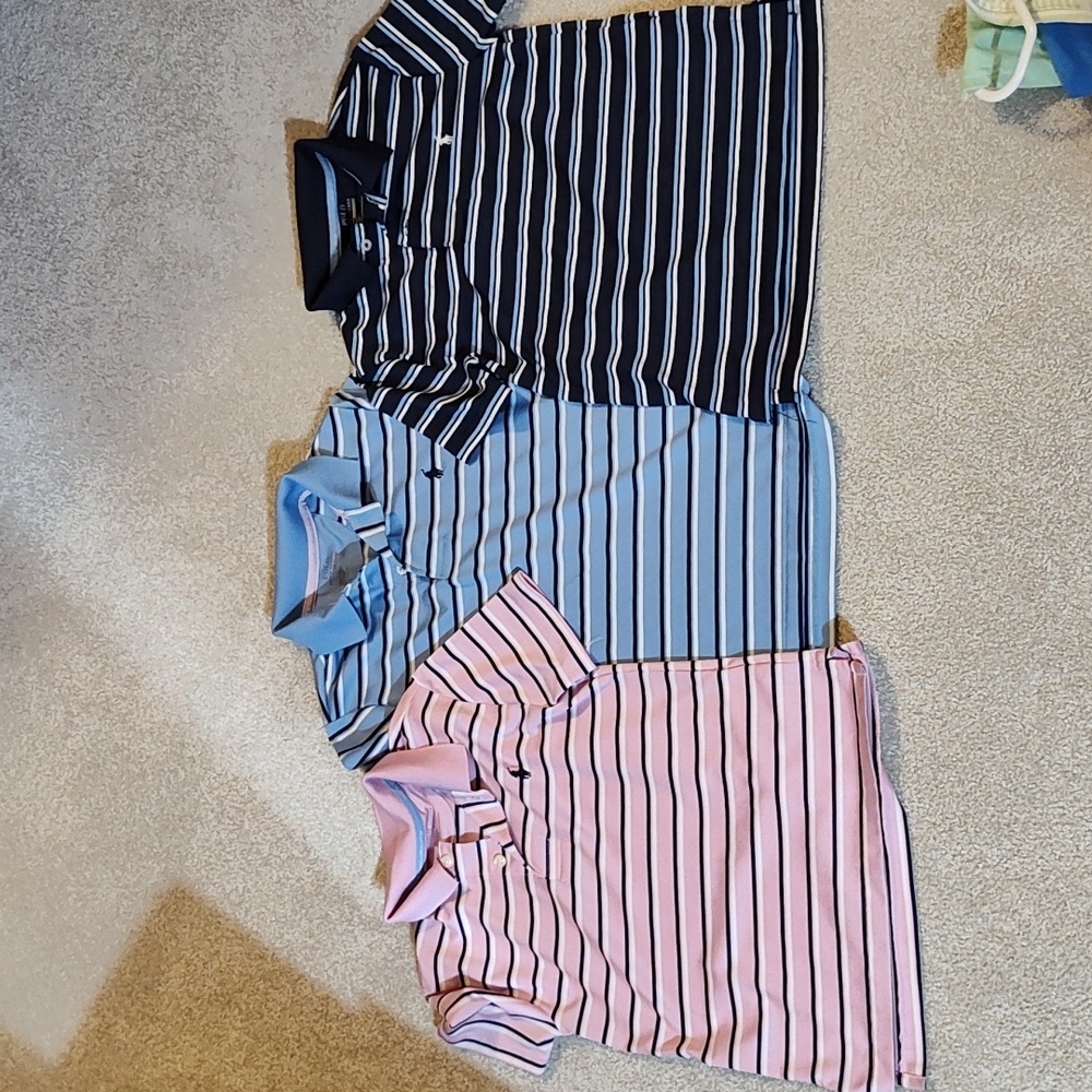 Set of three Polo Ralph Lauren Performance Golf Shirts